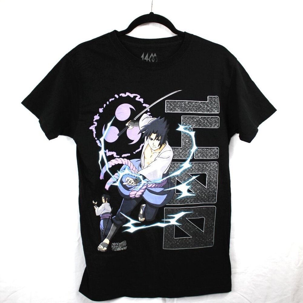 Naruto Shippuden "1400" Viz X 999 Club JuiceWrld Sasuke Uchiha T-Shirt Sz Small
